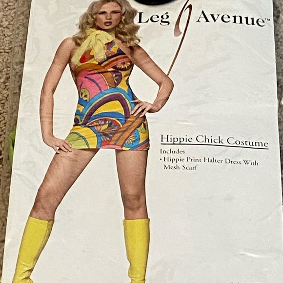 NIP Leg Avenue Hippie Chick Costume sz S/M